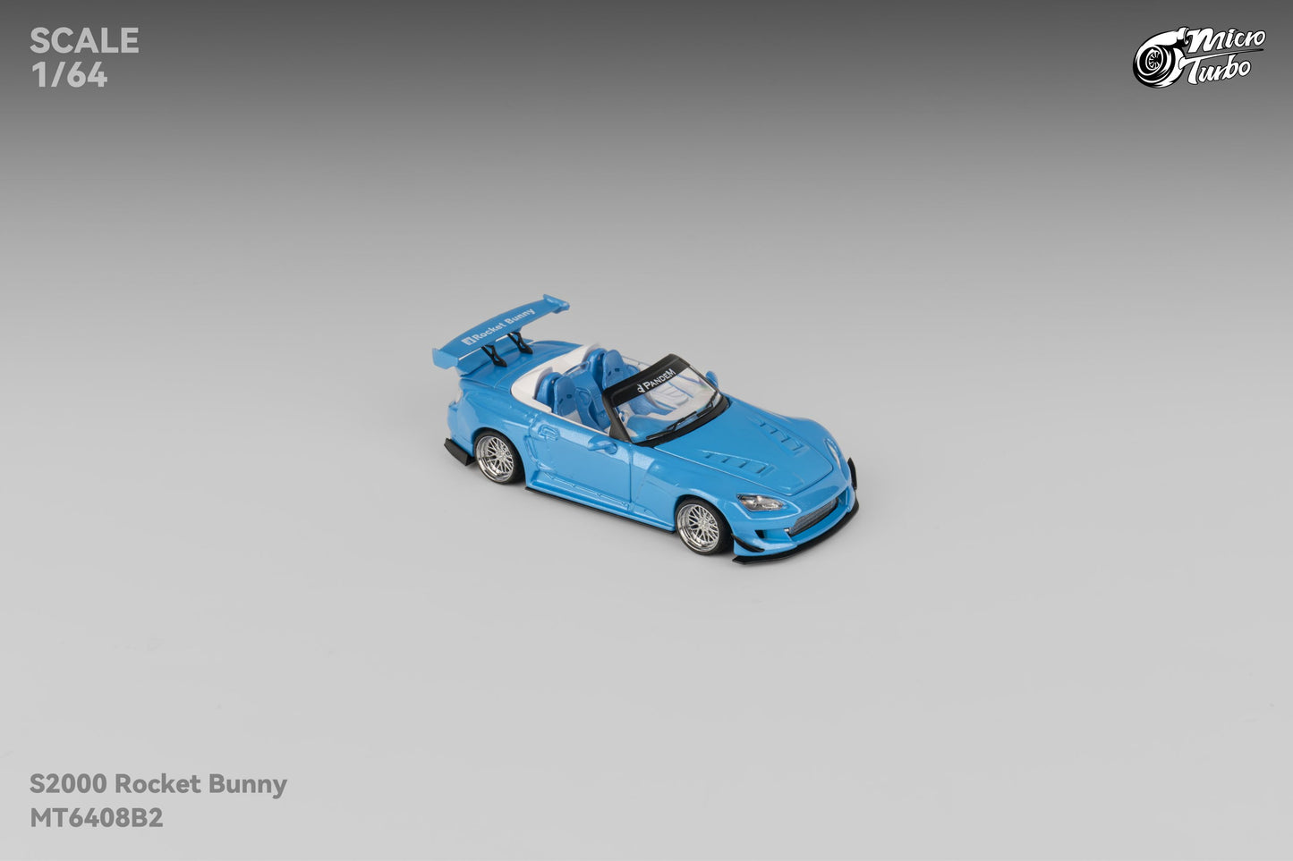 Microturbo - 1/64 Custom S2000 RB- Metallic Blue