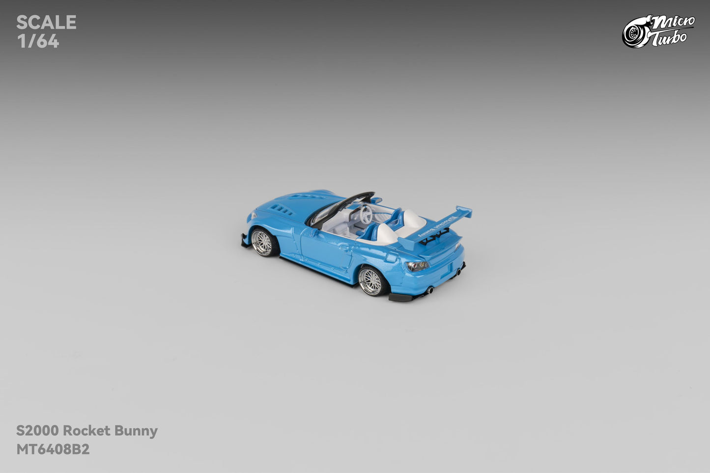 Microturbo - 1/64 Custom S2000 RB- Metallic Blue