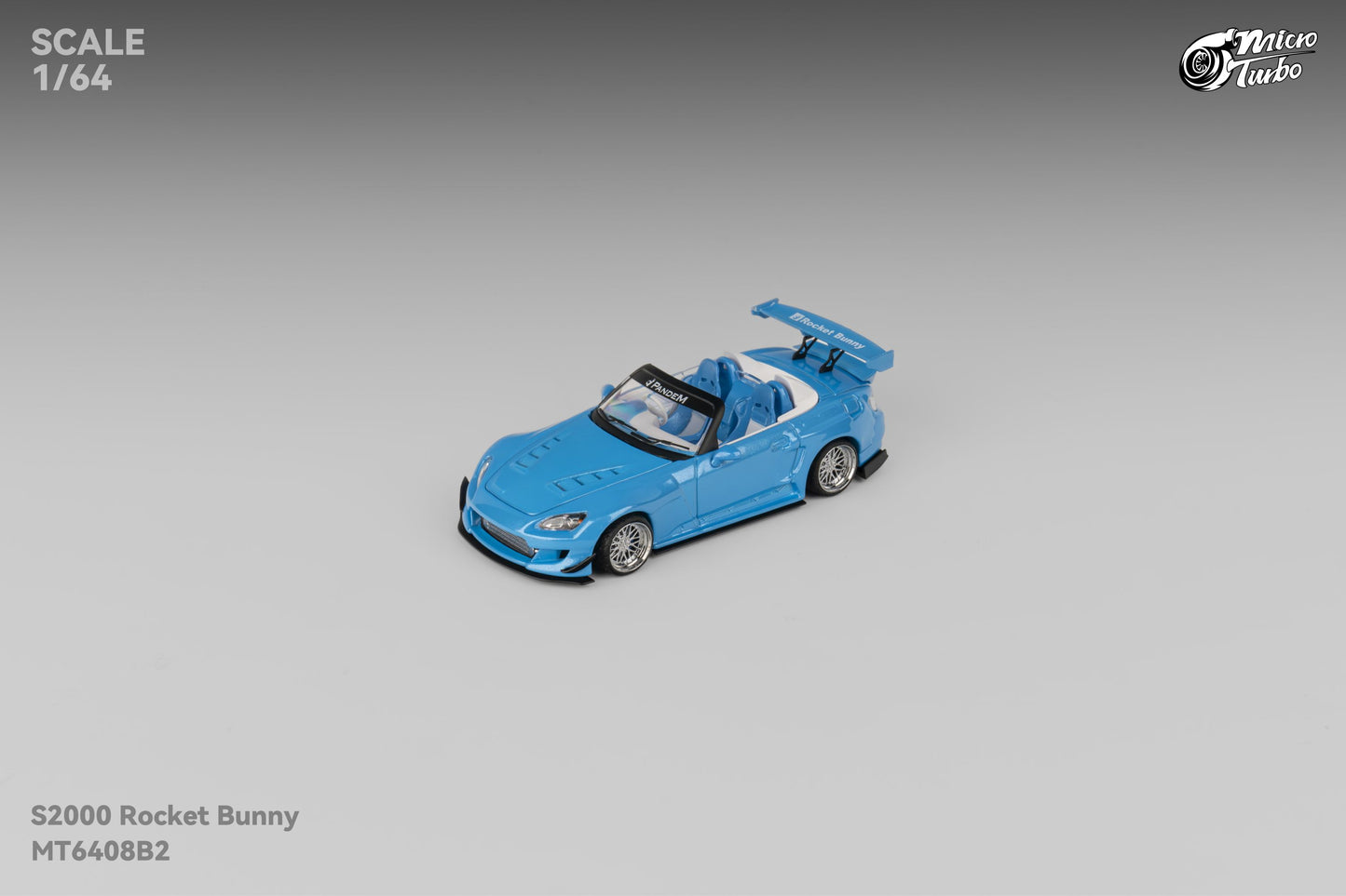 Microturbo - 1/64 Custom S2000 RB- Metallic Blue