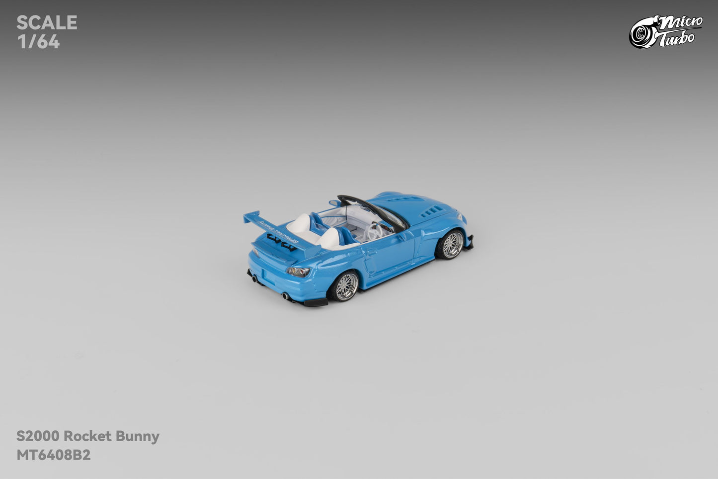 Microturbo - 1/64 Custom S2000 RB- Metallic Blue