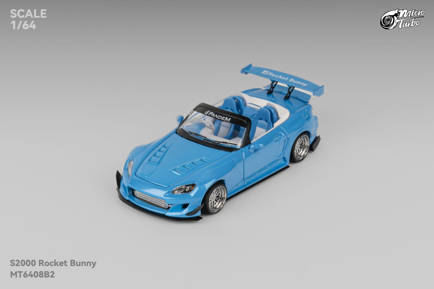 Microturbo - 1/64 Custom S2000 RB- Metallic Blue