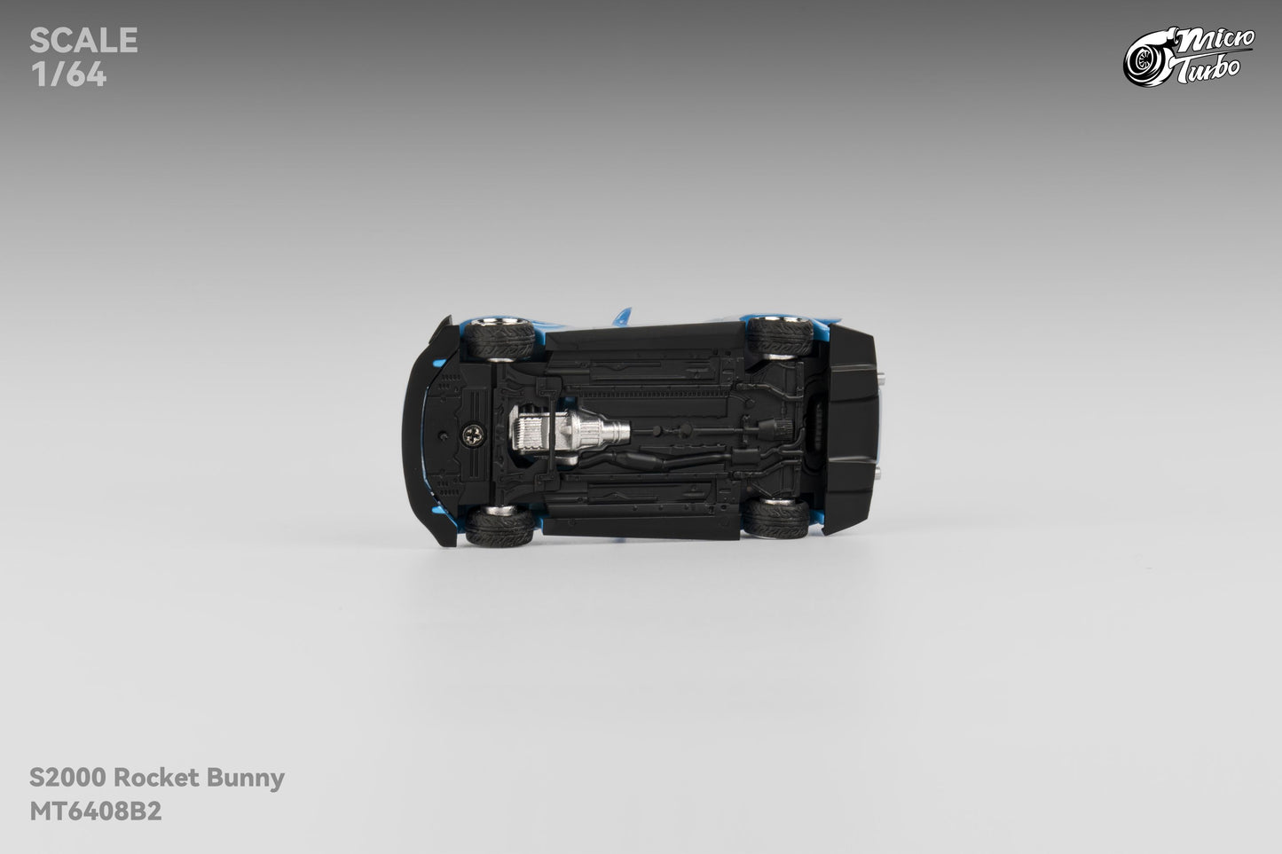 Microturbo - 1/64 Custom S2000 RB- Metallic Blue