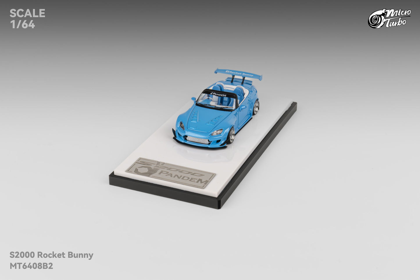 Microturbo - 1/64 Custom S2000 RB- Metallic Blue