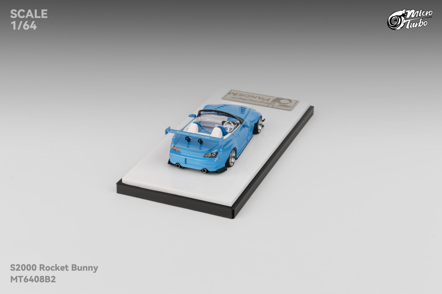 Microturbo - 1/64 Custom S2000 RB- Metallic Blue