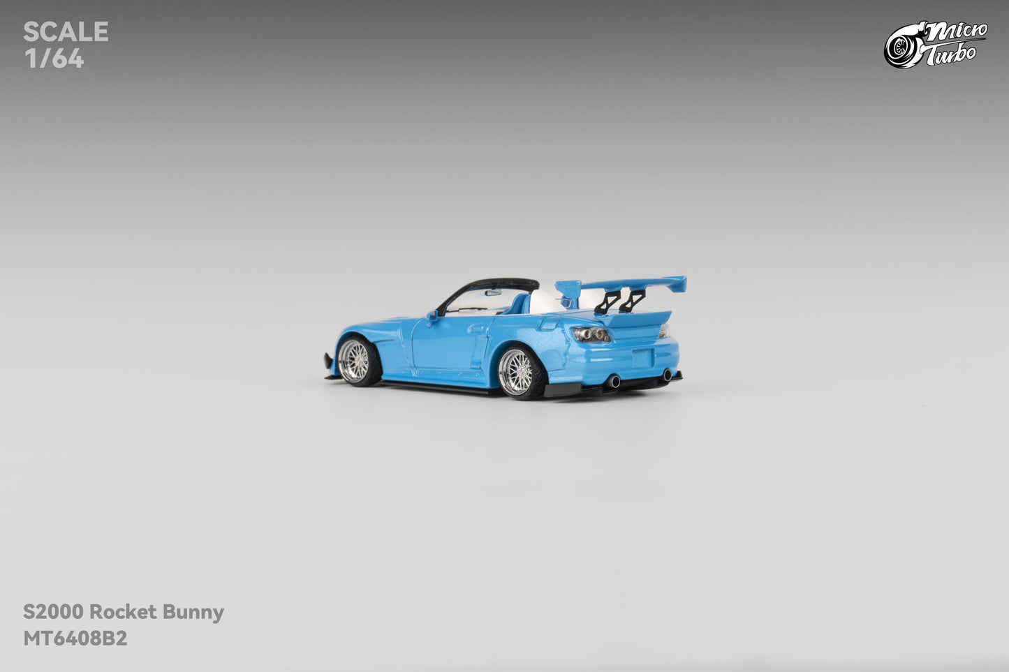 Microturbo - 1/64 Custom S2000 RB- Metallic Blue