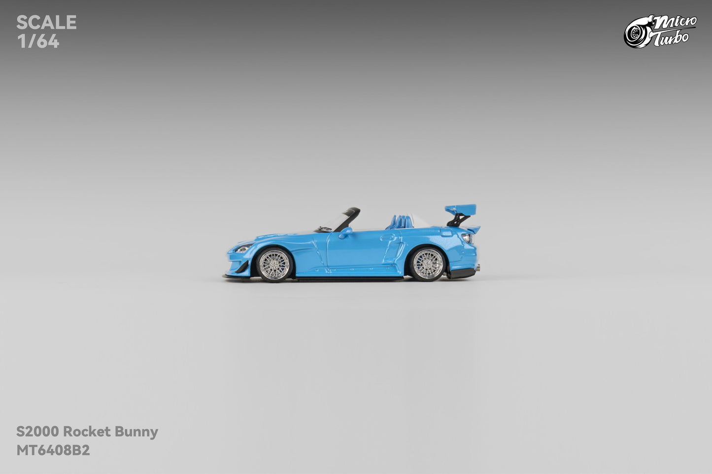 Microturbo - 1/64 Custom S2000 RB- Metallic Blue