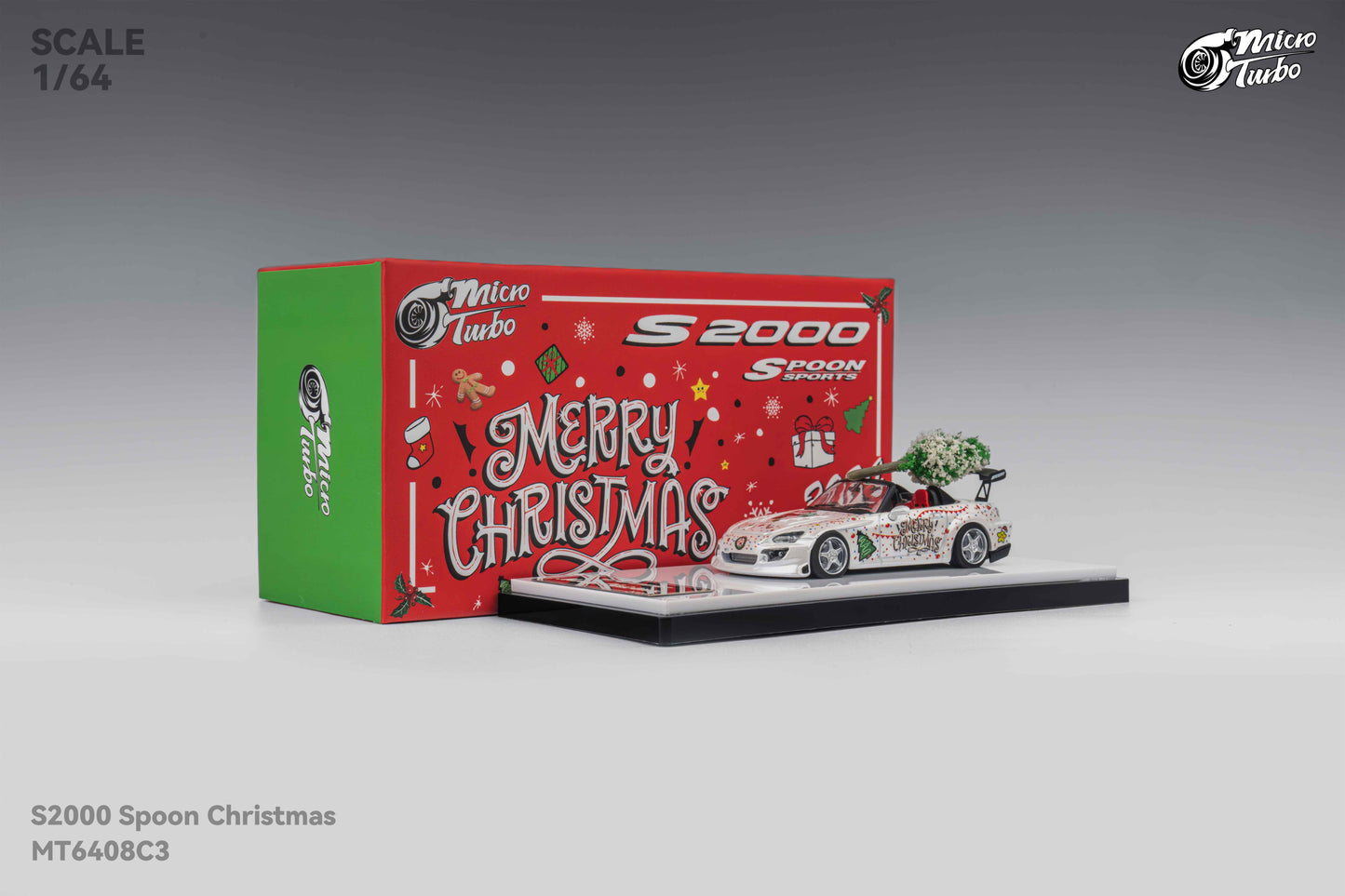 Microturbo - 1/64 Custom S2000 Spoon - Christmas