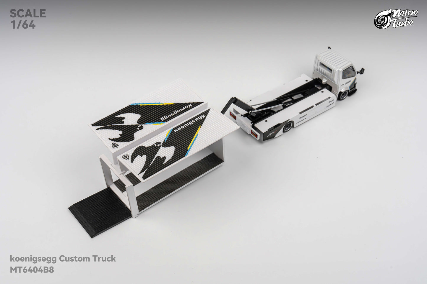 Microturbo - 1/64 Custom Box Truck - Koenigsegg Livery