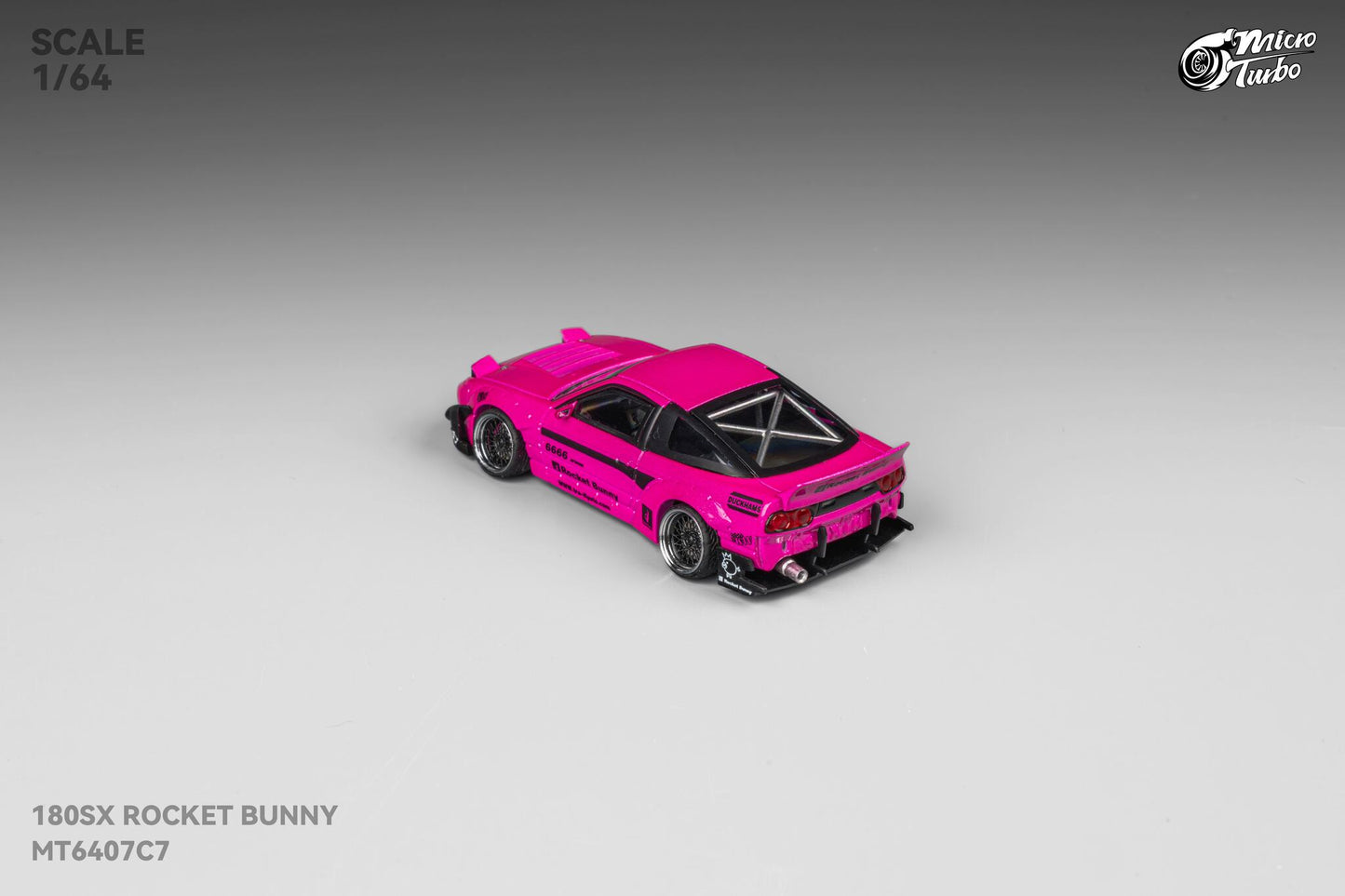(Pre-Order) Microturbo - 1/64 Custom 180SX RB - Magenta