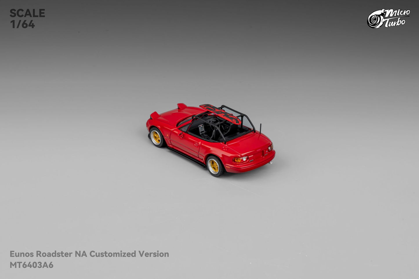 (Pre-Order) Microturbo - 1/64 Custom MX5 Surf - Red