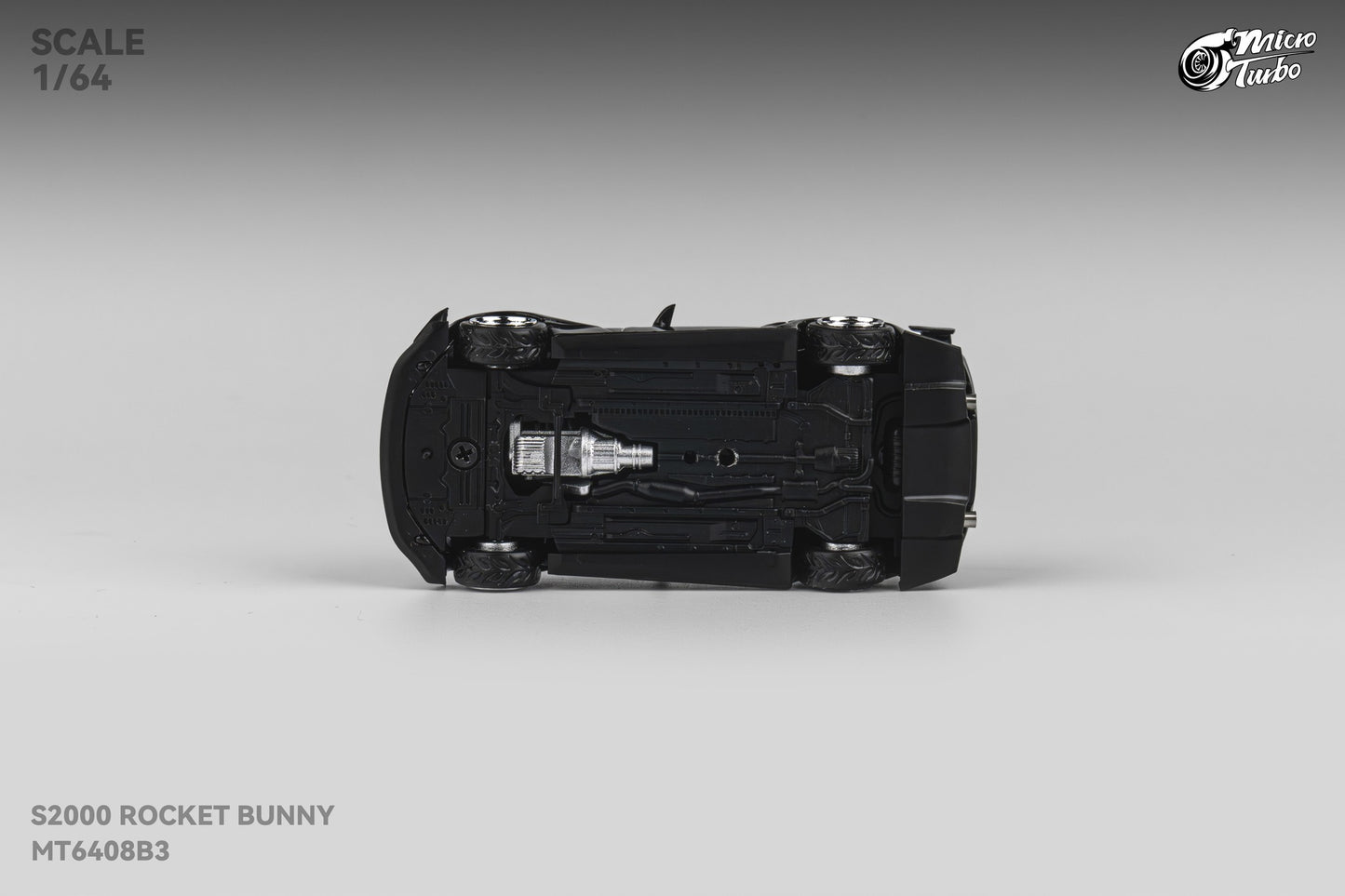 (Pre-order) Microturbo - 1/64 Custom S2000 Rocket Bunny - Metallic Black