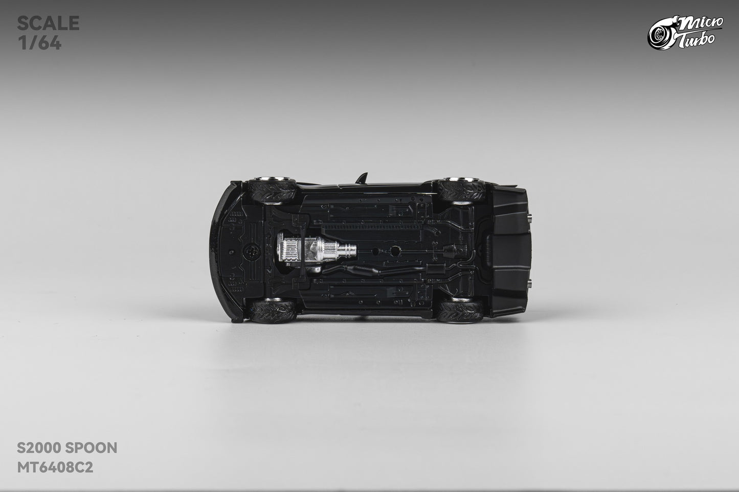 Microturbo - 1/64 Custom S2000 Spoon - Metallic Black