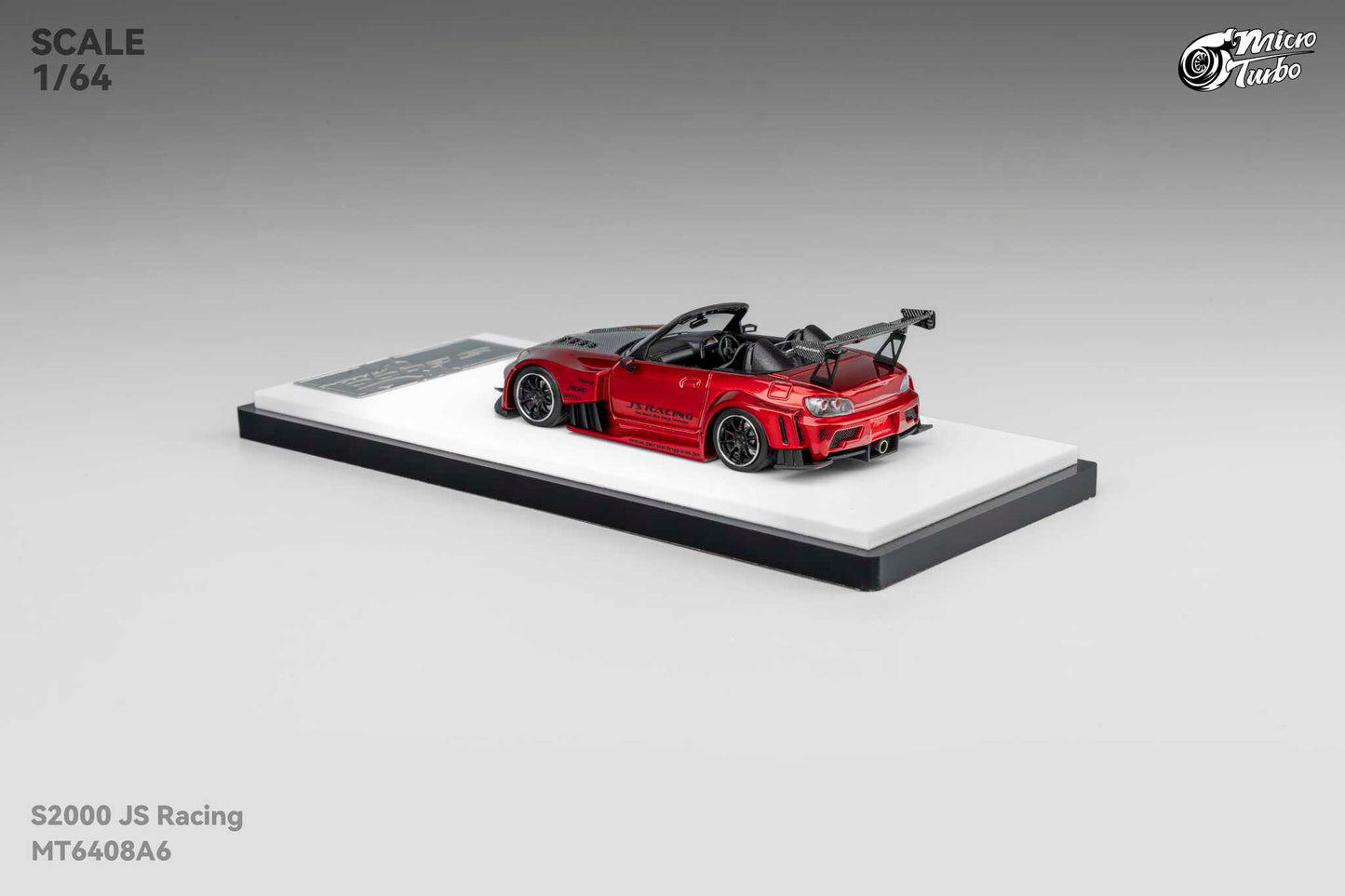 (Pre-Order) Microturbo - 1/64 Custom S2000 JS Racing - Candy Red