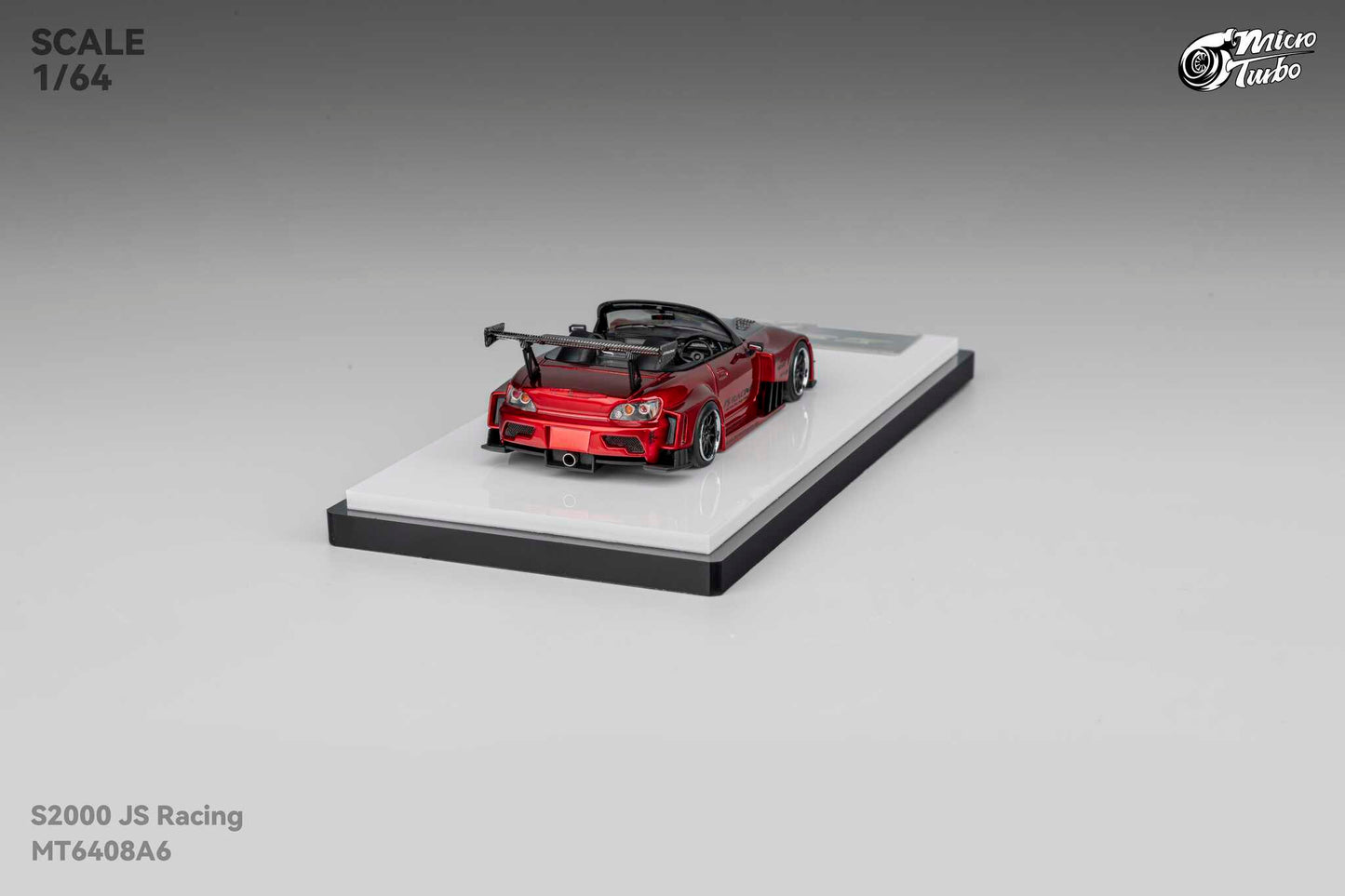 (Pre-Order) Microturbo - 1/64 Custom S2000 JS Racing - Candy Red