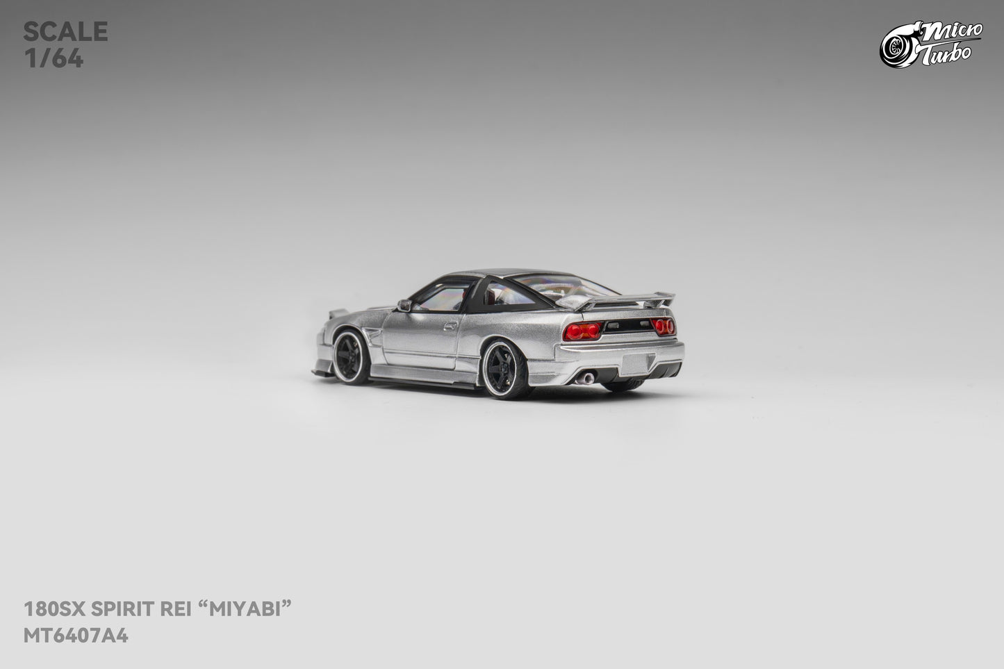 Microturbo - 1/64 Custom 180SX - Metalic Silver