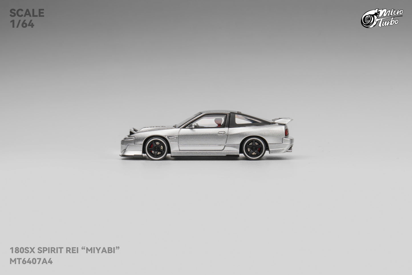 Microturbo - 1/64 Custom 180SX - Metalic Silver