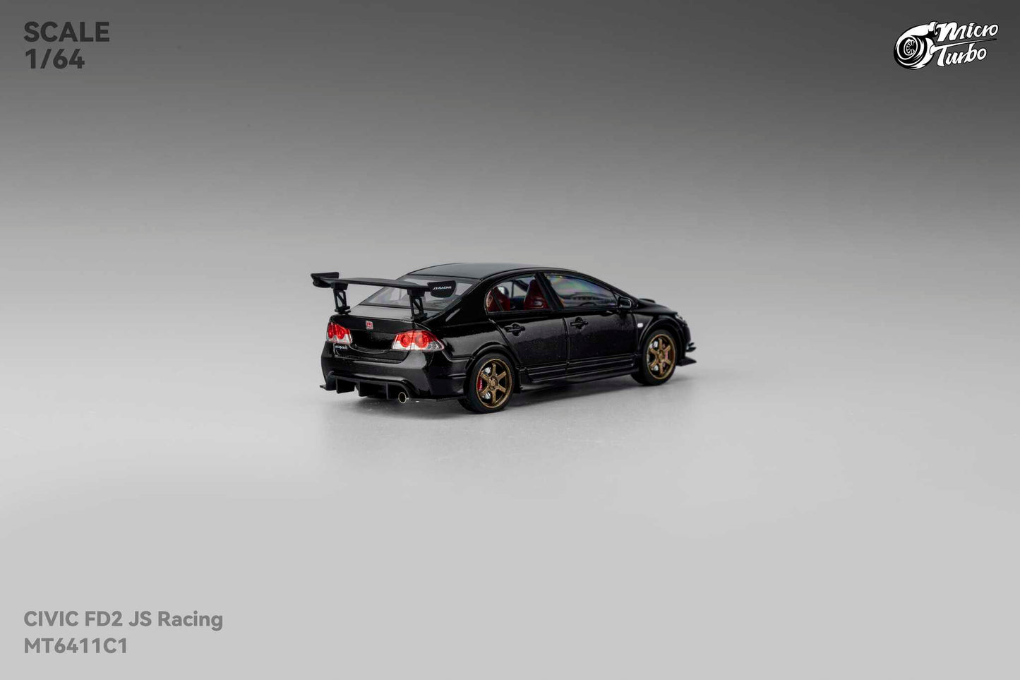 (Pre-Order) Microturbo - Custom FD2 J’S Racing - Metallic Black