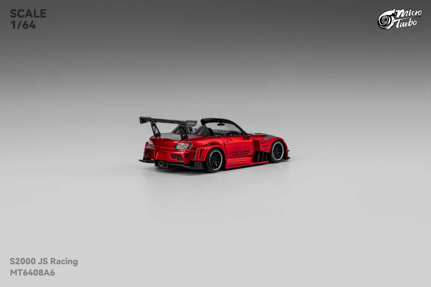 (Pre-Order) Microturbo - 1/64 Custom S2000 JS Racing - Candy Red