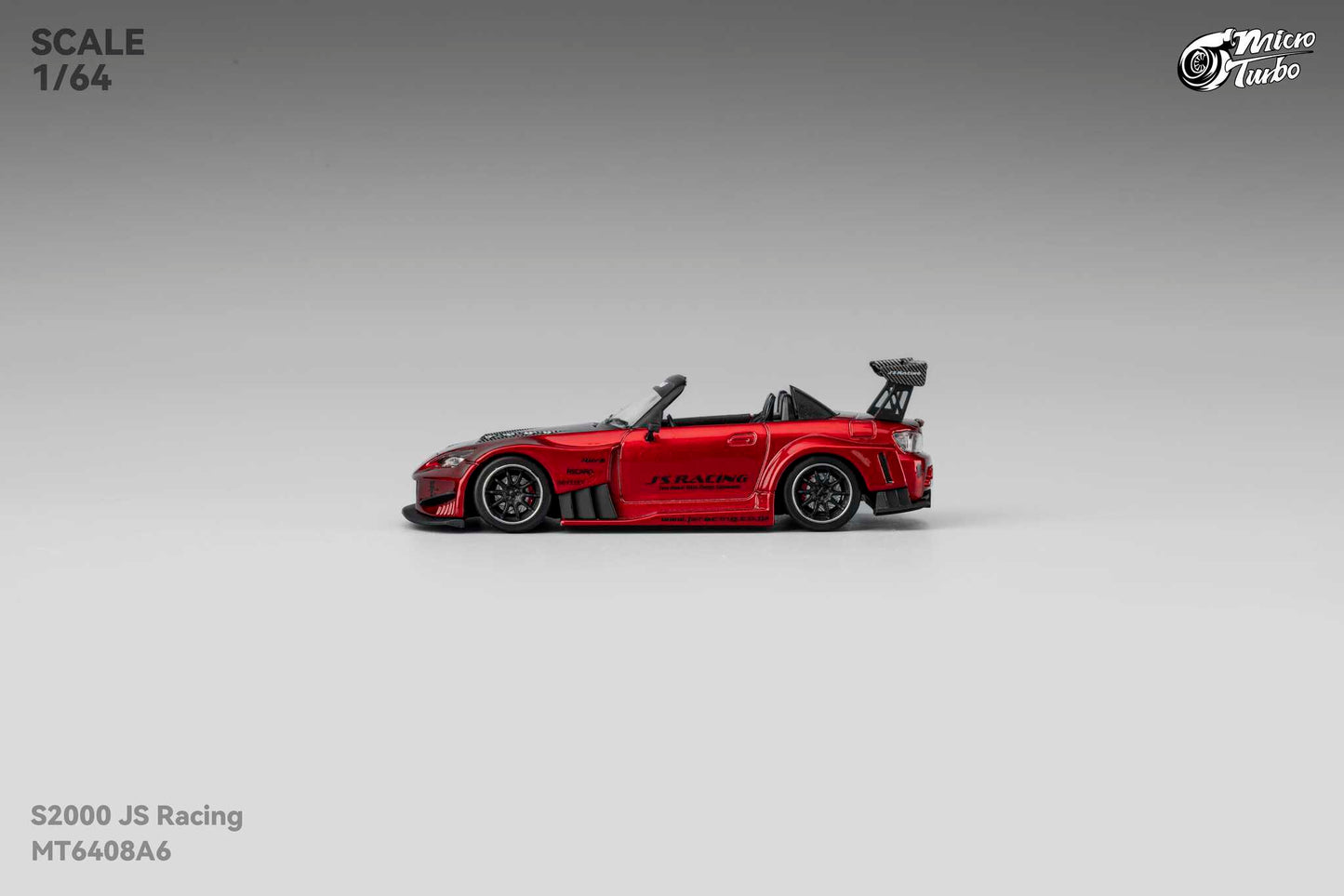 (Pre-Order) Microturbo - 1/64 Custom S2000 JS Racing - Candy Red