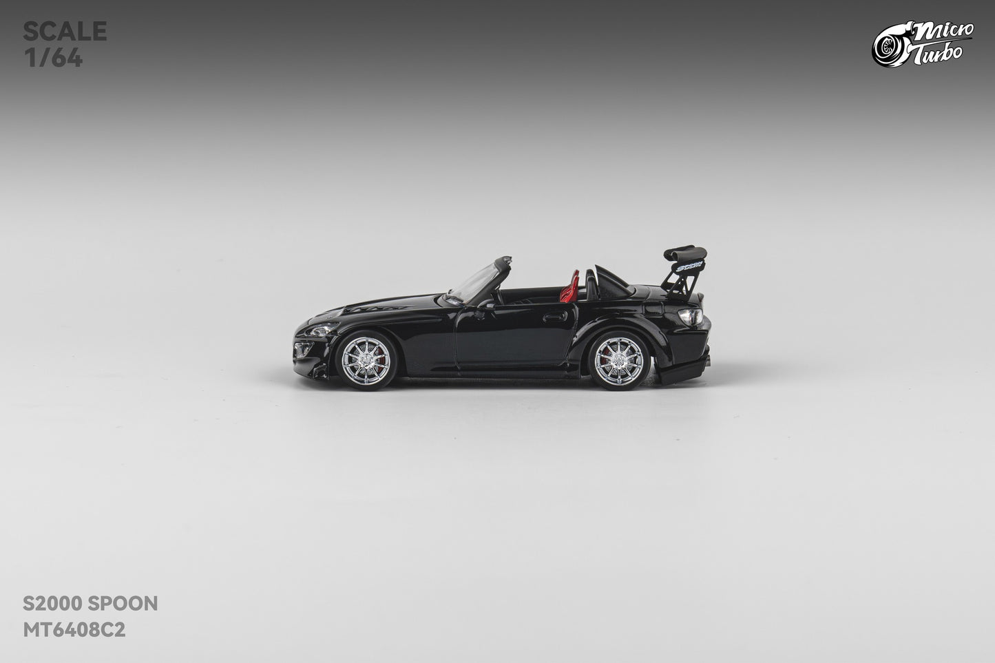 Microturbo - 1/64 Custom S2000 Spoon - Metallic Black