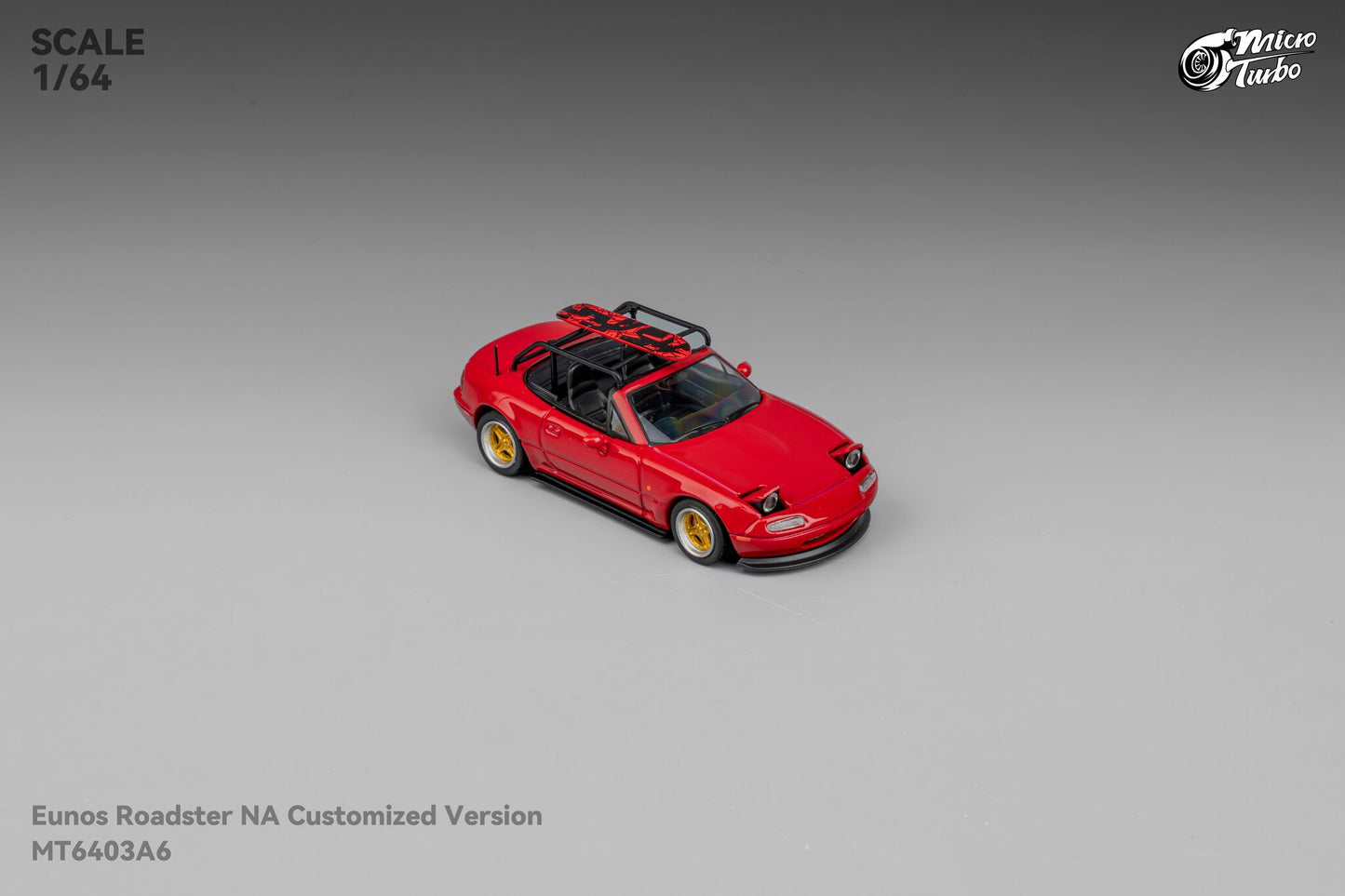 (Pre-Order) Microturbo - 1/64 Custom MX5 Surf - Red