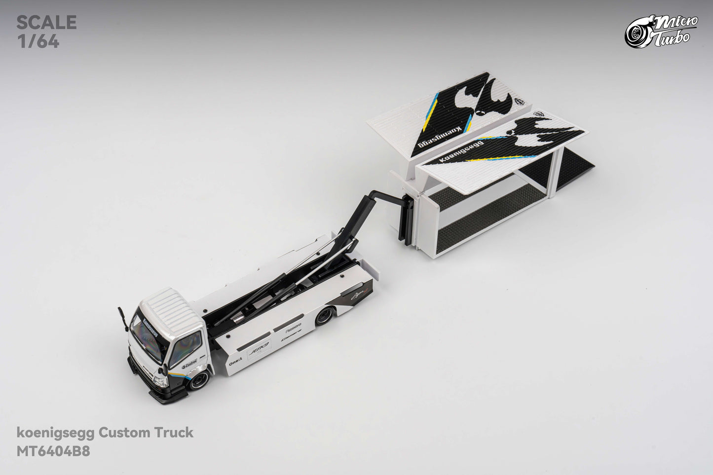 Microturbo - 1/64 Custom Box Truck - Koenigsegg Livery