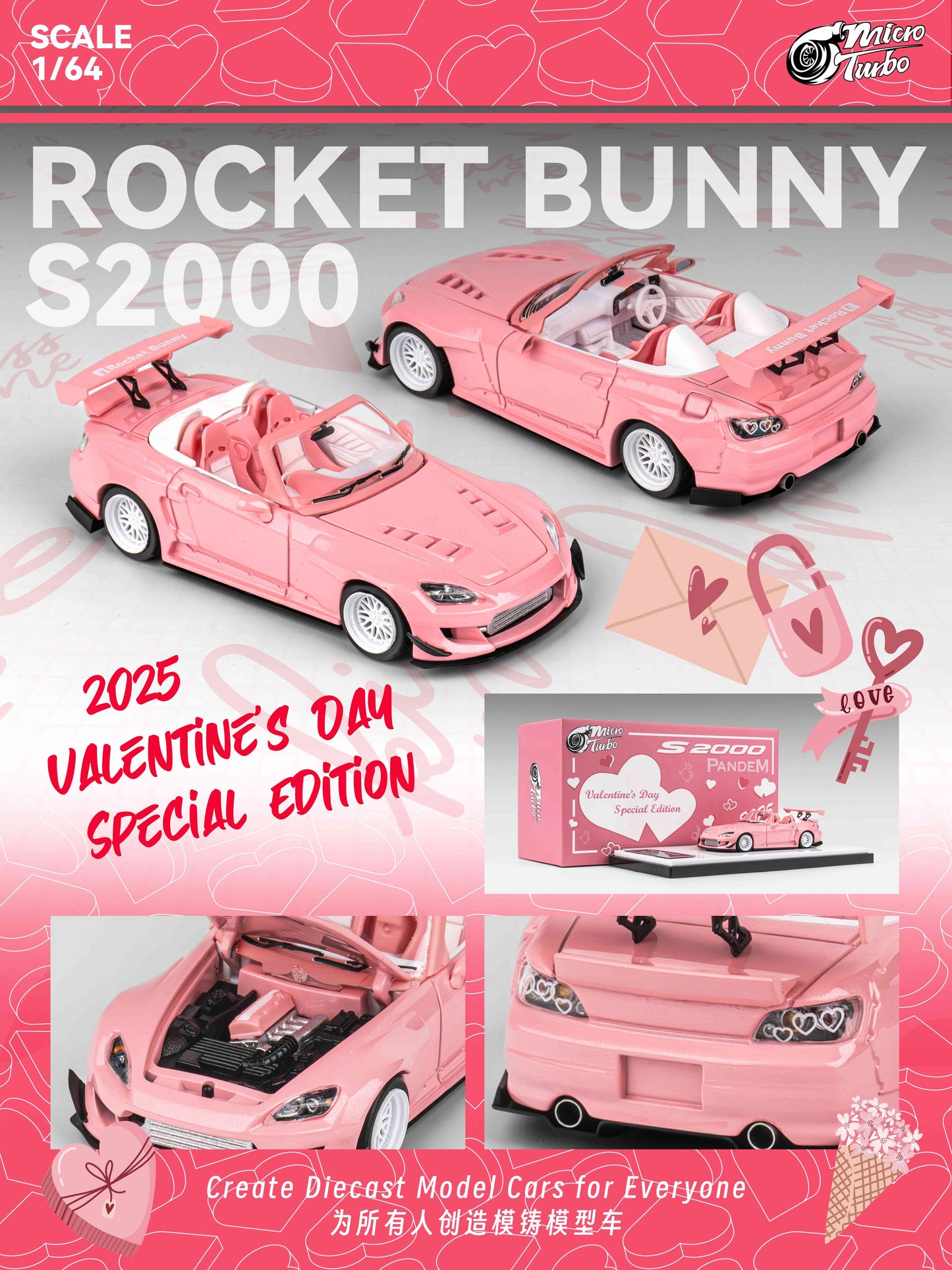Microturbo - 1/64 Custom S2000 RB - Valentine