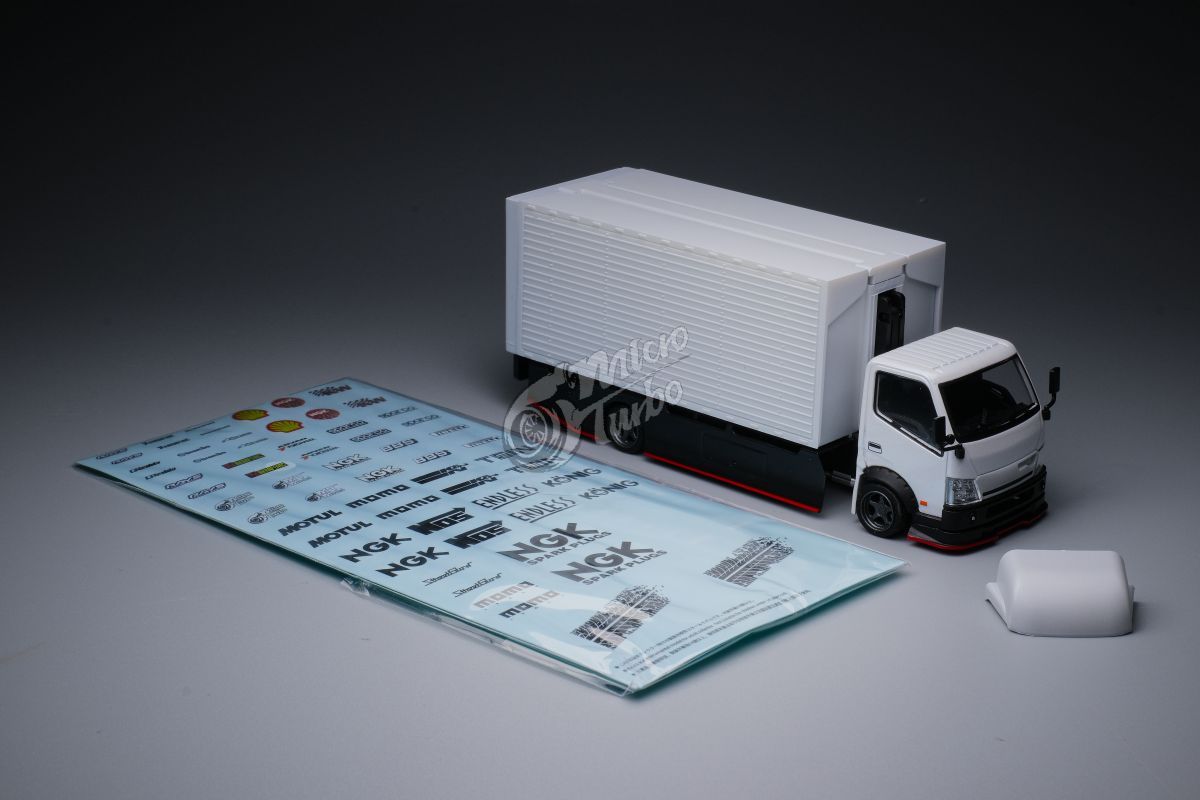 Microturbo 1/64 Custom Wing Truck - White MT63026