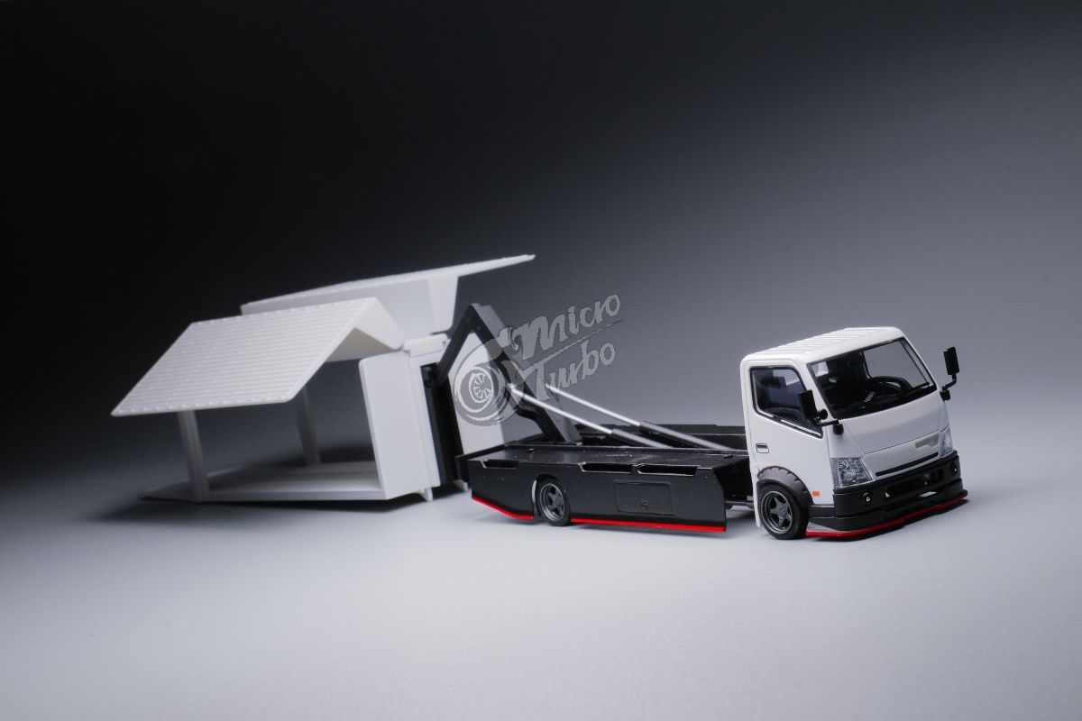 Microturbo 1/64 Custom Wing Truck - White MT63026