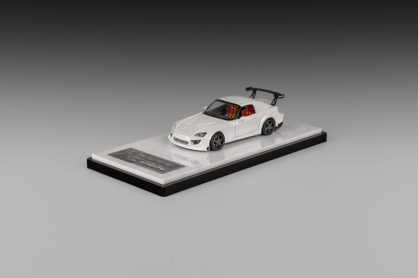 Microturbo Custom 1/64 S2000 Spoon Racing - White