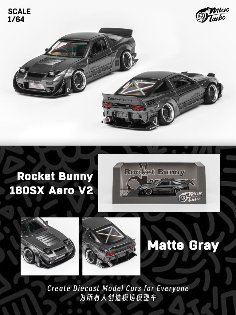 1/64 Micro turbo 日産 180sx race version 1/64 Micro turbo 日産 180sx race version