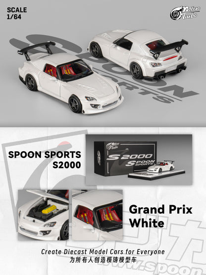 Microturbo Custom 1/64 S2000 Spoon Racing - White