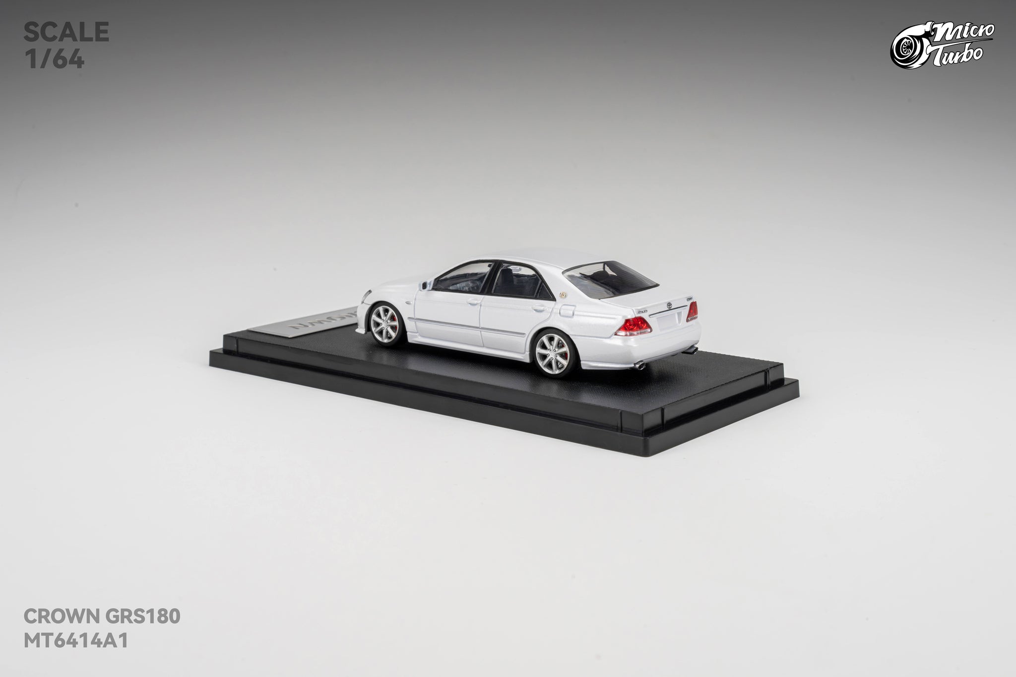 Pre-Order) Microturbo 1/64 Custom Crown S184 - Metallic White