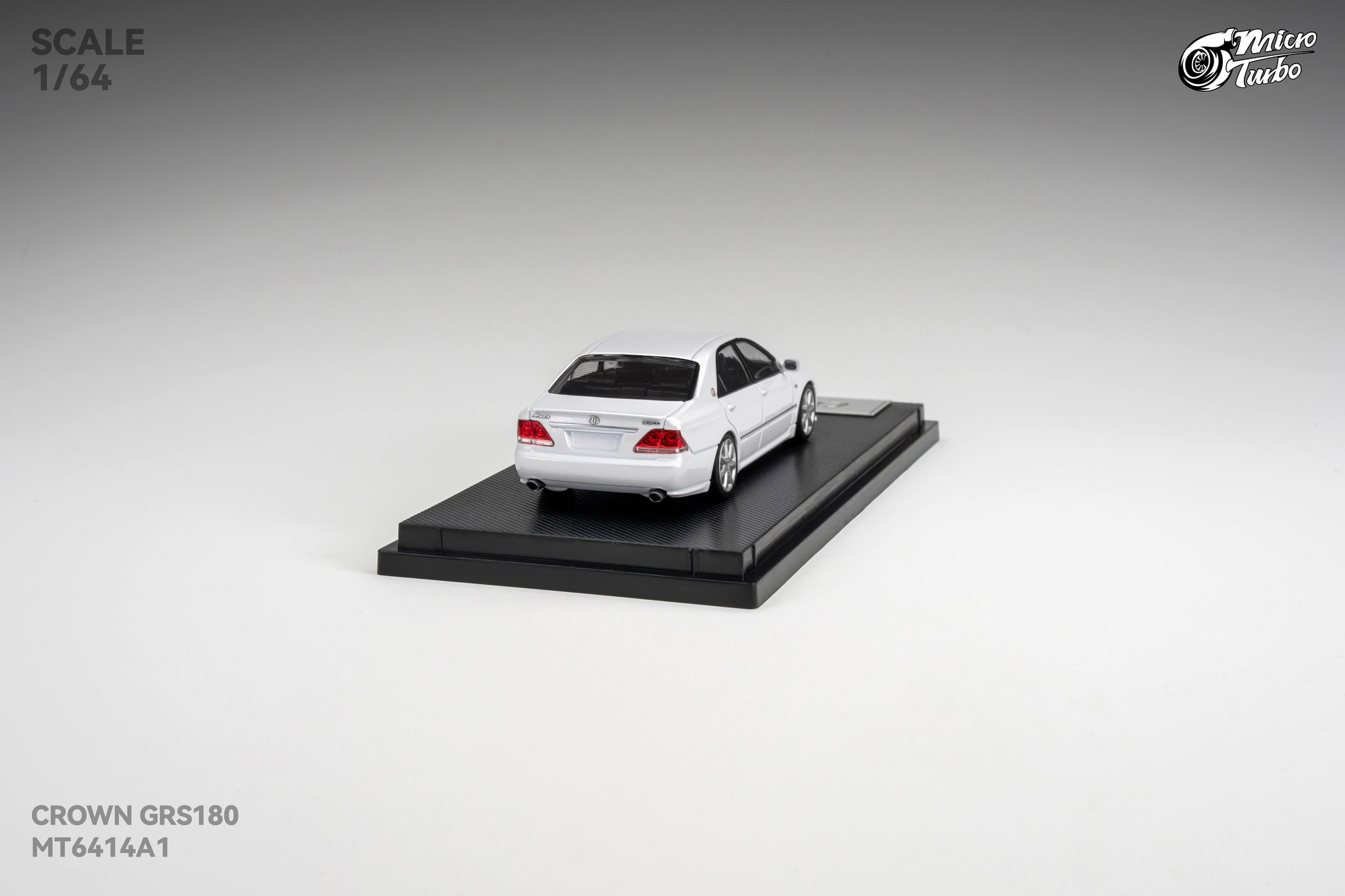 Pre-Order) Microturbo 1/64 Custom Crown S184 - Metallic White