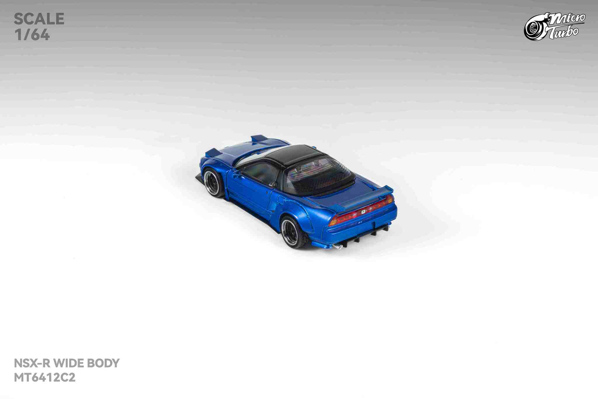 Pre-Order) Microturbo 1/64 Custom NSX Wide Body - Candy Blue