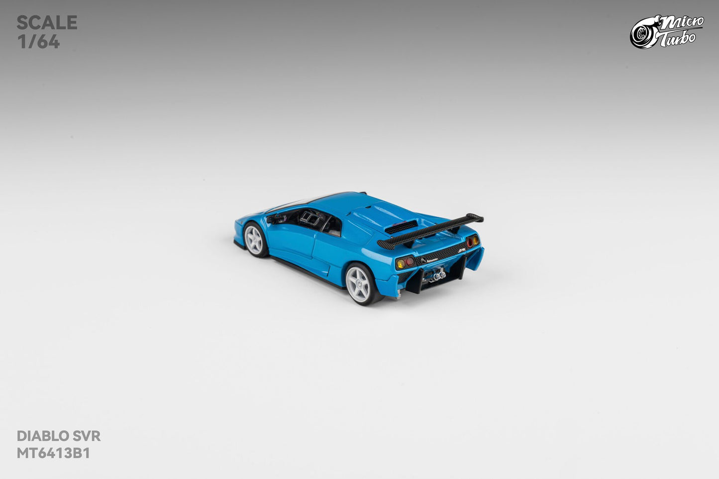 (Pre-Order) Microturbo 1/64 Custom Diablo SVR - Metallic Blue