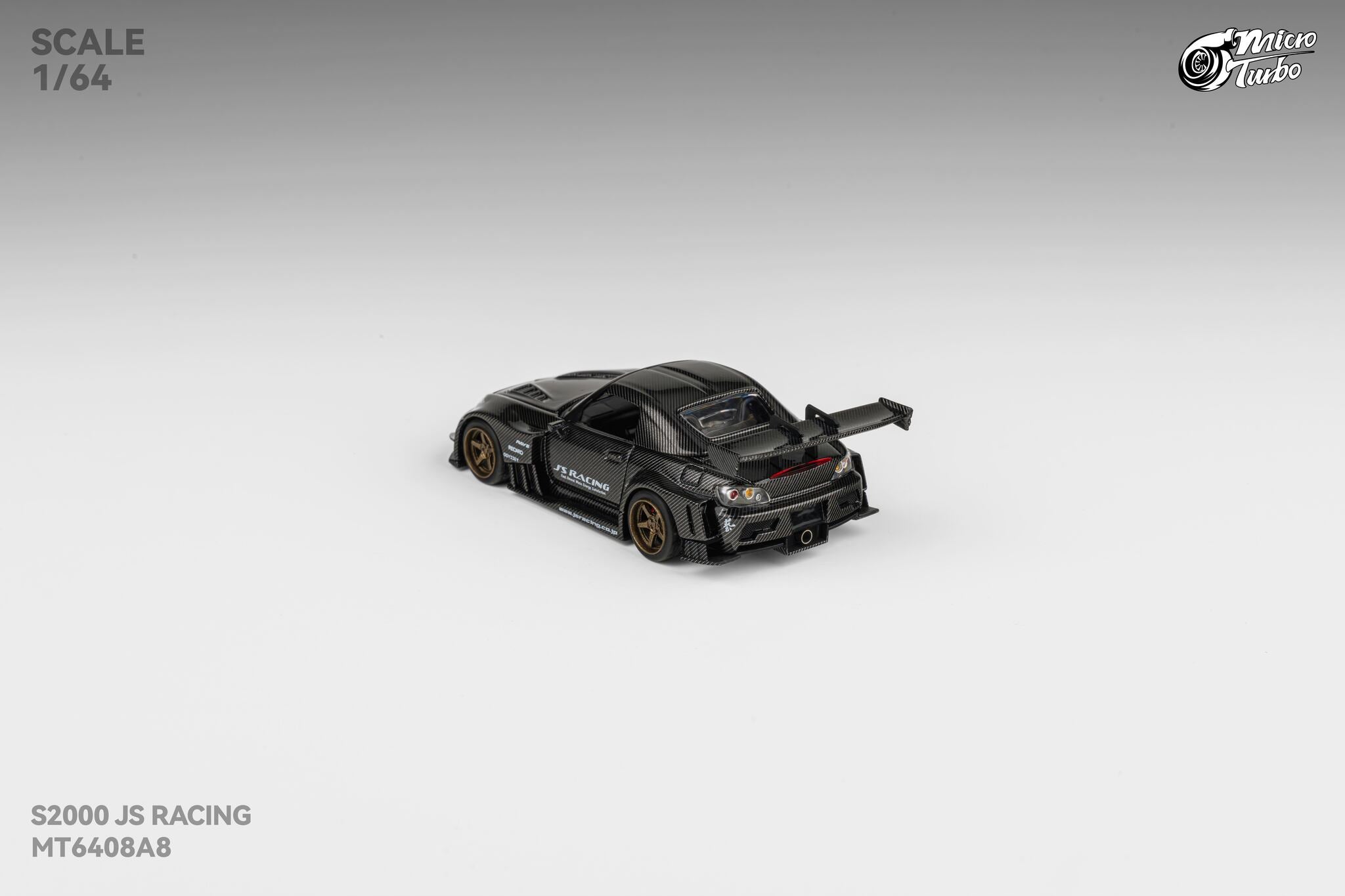Microturbo 1/64 Custom S2000 JS Racing - Carbon Fiber