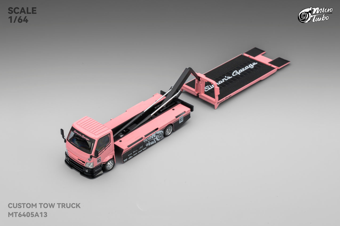 (Pre-Order) MicroTurbo x Simon's Garage - Custom Flatbed Trailer