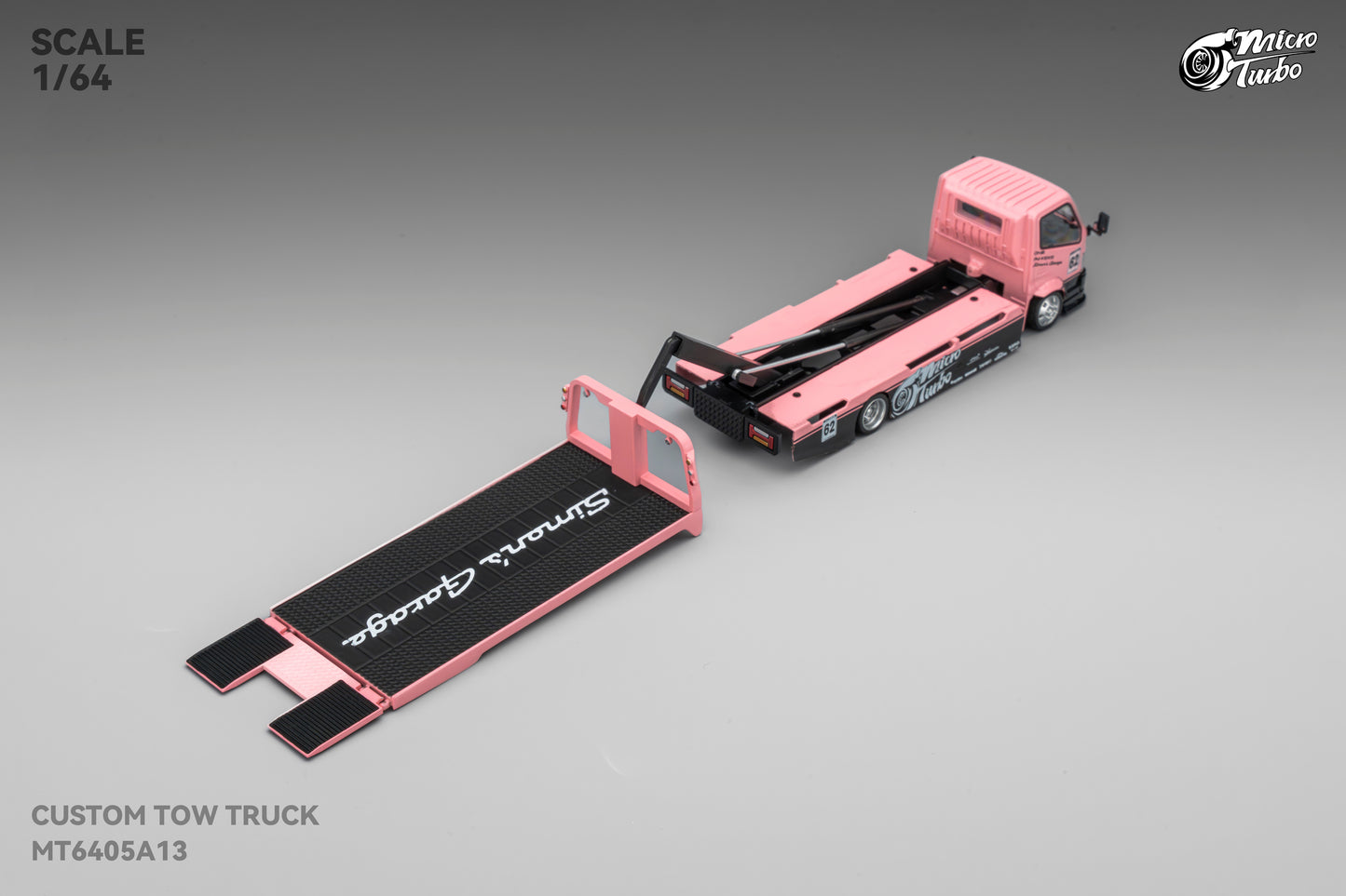 (Pre-Order) MicroTurbo x Simon's Garage - Custom Flatbed Trailer