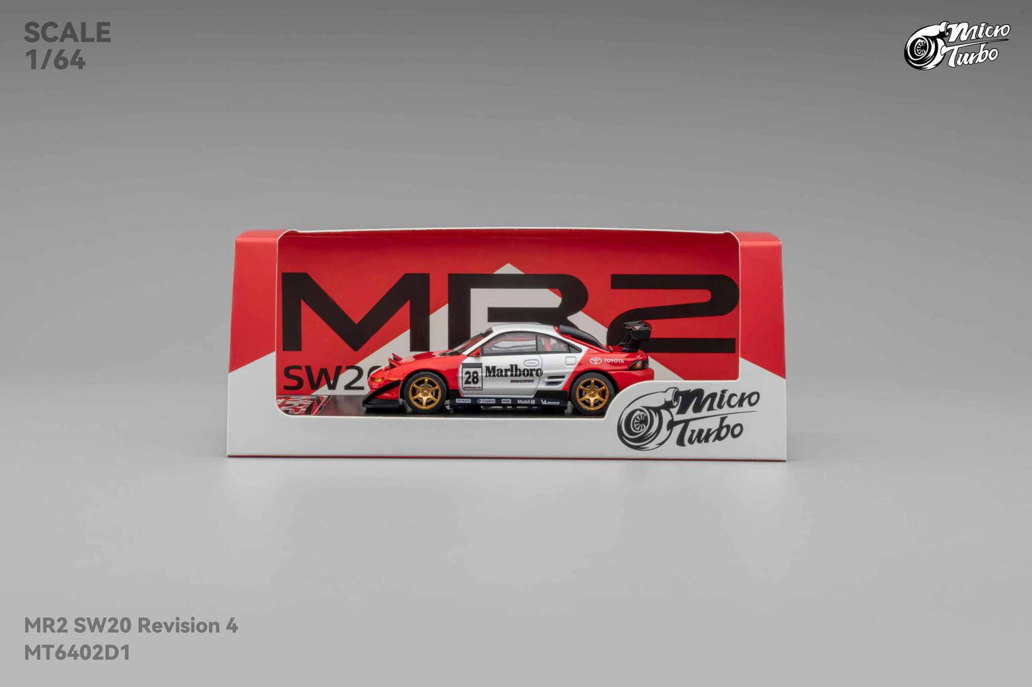 (Pre-Order) MicroTurbo - 1/64 Custom MR2 - Marlboro Livery