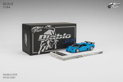 (Pre-Order) Microturbo 1/64 Custom Diablo SVR - Metallic Blue
