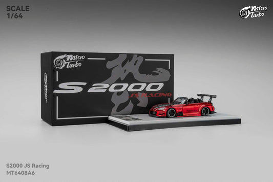 (Pre-Order) Microturbo - 1/64 Custom S2000 JS Racing - Candy Red