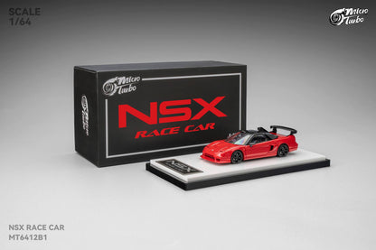 (Pre-Order) Microturbo - 1/64 Custom NSX Race Car - Classic Red