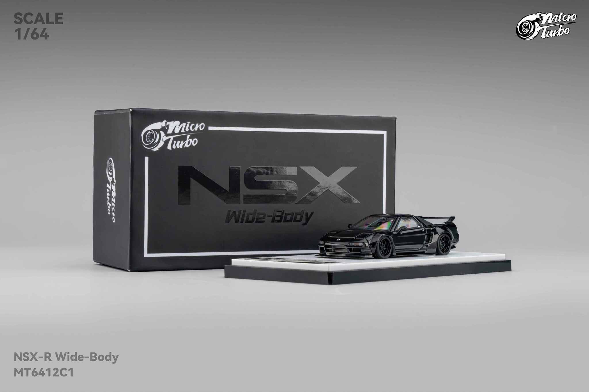 MicroTurbo - 1/64 Custom NSX Wide Body - Gloss Black – Microturbo