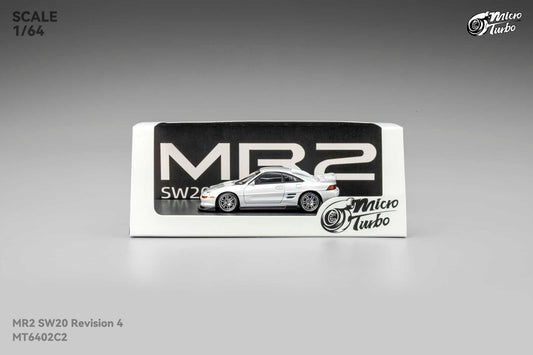 (Pre-Order) Microturbo - 1/64 Custom MR-2 SW20 Revision 4 Ver.2 - White