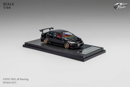 (Pre-Order) Microturbo - Custom FD2 J’S Racing - Metallic Black