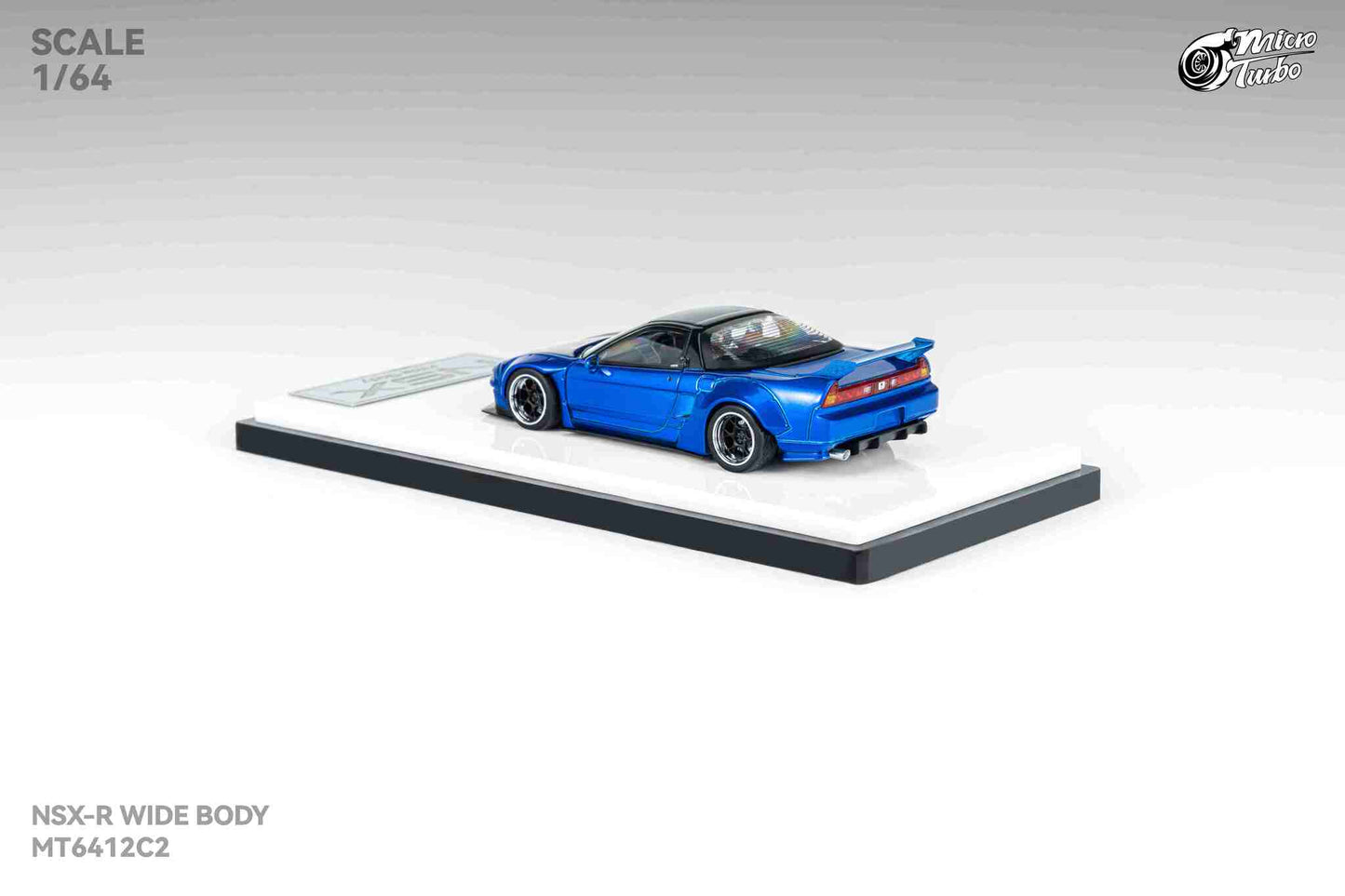 (Pre-Order) Microturbo 1/64 Custom NSX Wide Body - Candy Blue