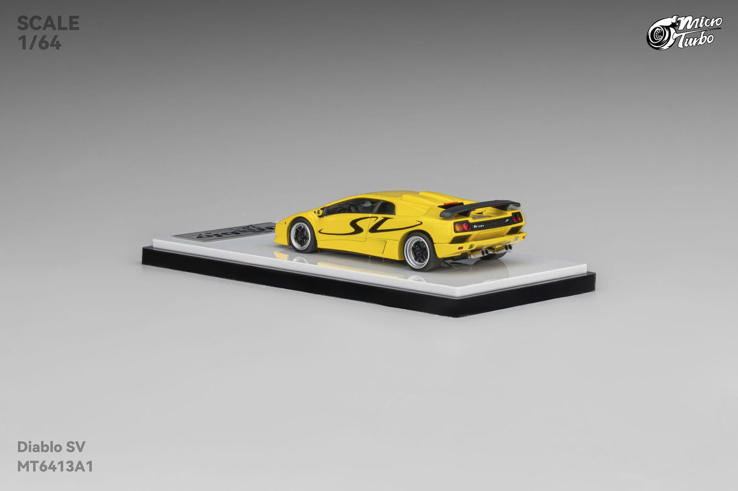 (Pre-Order) Microturbo - 1/64 Custom Diablo SV - Metallic Yellow