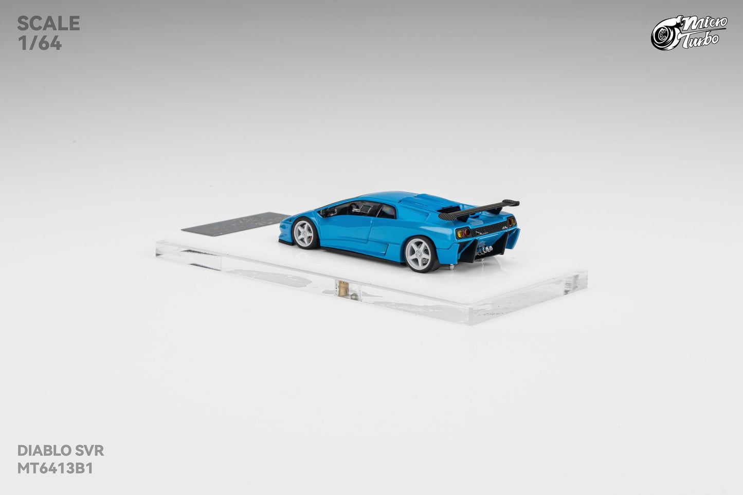 (Pre-Order) Microturbo 1/64 Custom Diablo SVR - Metallic Blue