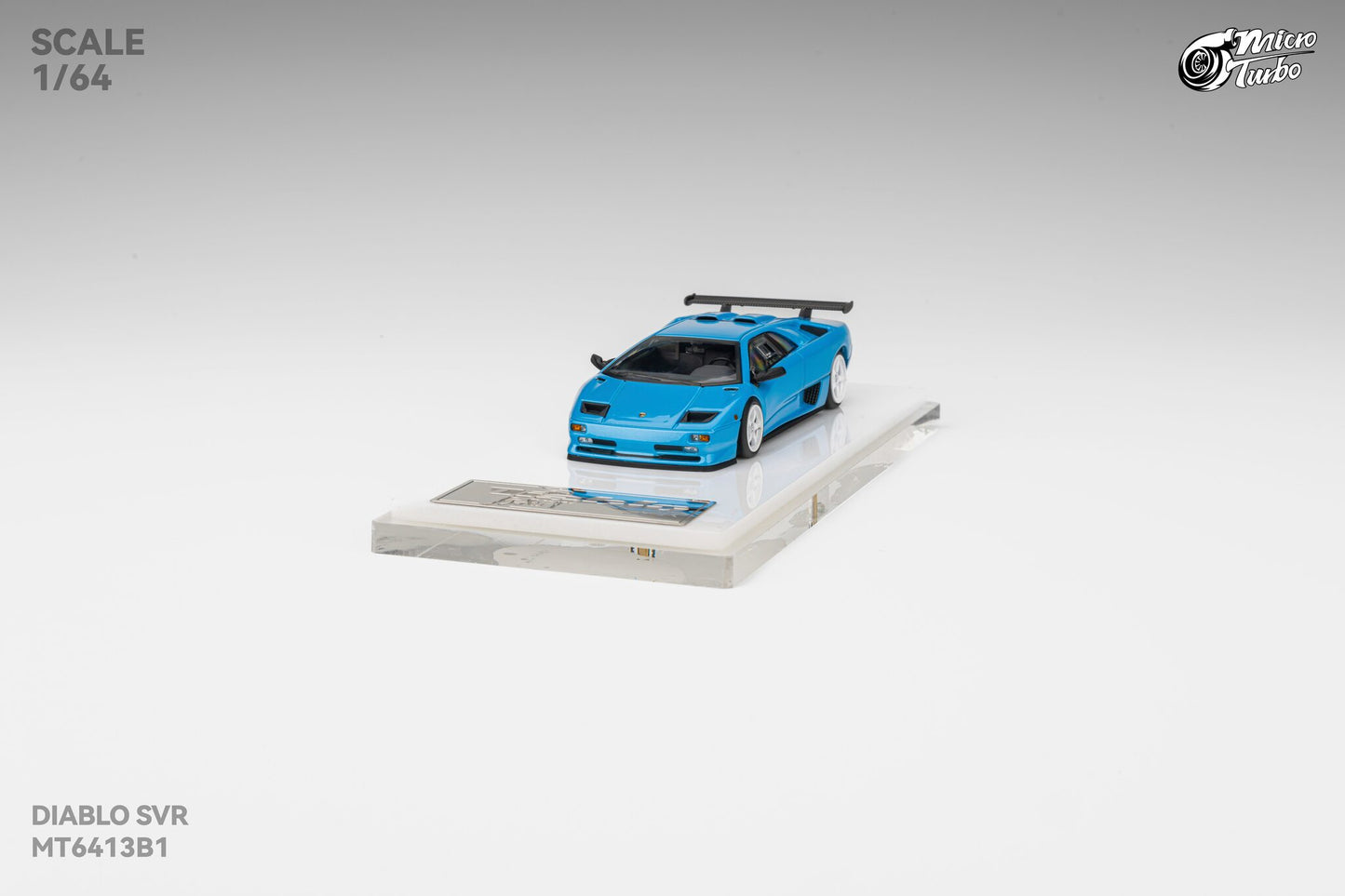 (Pre-Order) Microturbo 1/64 Custom Diablo SVR - Metallic Blue